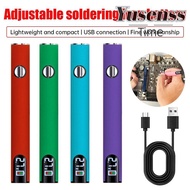 YUSENSS Mini Soldering Iron Kit, Battery Set Heat Device Adjustable Voltage Electric Soldering Iron,