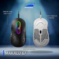 # MOUNTAIN Makalu 67 - Wired Lightweight RGB Gaming Mouse # [BLACK/WHITE]