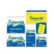 EASYWRITE PAD PAPERS Grade 1-4 | Intermediate | Yellow Pad | Quiz Pads