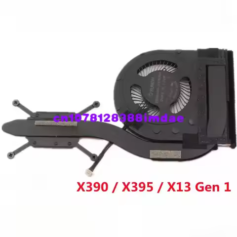 New Original Cooling Fan With Copper Heatsink Module For Lenovo ThinkPad X390 X395 X13