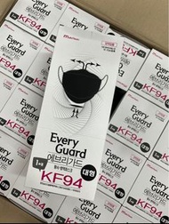 Every guard 黑色韓國 KF94口罩