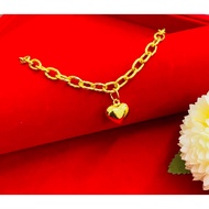 GELANG TANGAN PAPER CLIP CAKUK OT  EMAS KOREA /PERSIS EMAS ORI/ FREE COP 916/FAST SHIPPING