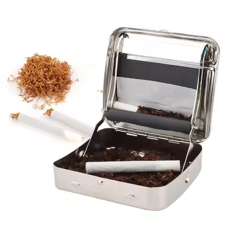 Manual Metal Rolling Machine Tobacco To Store Smoking Pipe Accessories 70/78/110mm Paper Rolling Ran