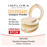 IMPLORA SUELUTTU POWDER CAKE 2 BEDAK 1 FOUNDATION ORIGINAL BPOM