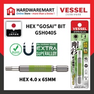 Vessel HEX "GOSAI" Bit H4 × 65 1pc GSH040S
