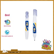 BTS Deli Correction Fine Pen Metal Needle Nib Quick Drying (8ml) [Per Pen] 7287