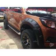 Nissan Navara NP300 ABS Fender Arch Flare Flares Matt Black With Nuts 9 Inch np300 fender arch 4x4 C