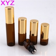 XYZ (100pieces/lot) 1ML 2ML 3ML 5ML Glass Roll on Bottle with Stainless Steel Roller Small Essential