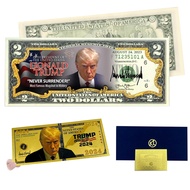 HOUSOLY Trump Dollar Bills Money, Donald Trump Prank Mugshot Bill Items Stuff Fake Dollars, Never Su