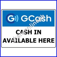 ☫ ◺ ❖ Laminated Signages We Accept Gcash Signage Sign Boards Gcash Signages Cash In Cash Out
