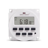 Bapara DC 12V AC LCD 7 Days Programmable Timer Switch Countdown for Time for Time R