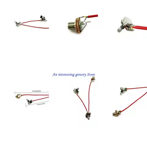 652D 3 Way Wiring 500K Pots Guitar Wiring Harness Replacement Kits with 6.35 plug