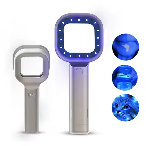 Handheld Wood Lamp for Pet Cat and Dog Skin Detection 365 Nanometer UV Irradiation Veterinary Equipm