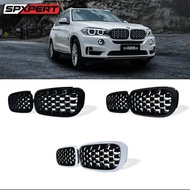 Bmw f15 x5 grill diamond black and silver BMF15-FG02