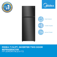 Midea Two-Door Refrigerator 7 cu. ft - 8.3 cu. ft Inverter (Quattro)