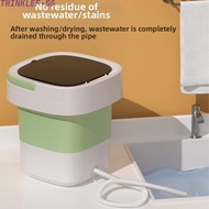 [Twilight]Portable 12L For Mini For Washing Machine for Small Clothes Baby Underwear Socks❥