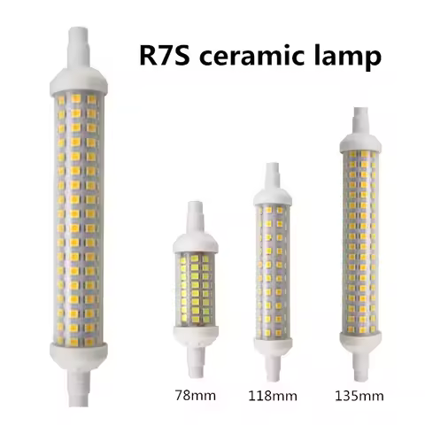 R7S LED 6w 9w 12w SMD 2835 r7s Light Bulb 78mm 118mm 135mm Lampada LED Lamp 220V corn light Energy S