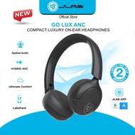 JLab Go Lux ANC On-Ear Wireless Bluetooth Headphones Hybrid ANC Spatial Audio Multipoint Connection