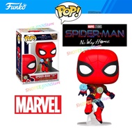 JINN Funko Pop Marvel: Spider-man No Way Home Spiderman in Integrated Suit 913 Model Collectible Model Toy with Box Children's Birthday Gift