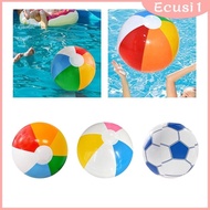[Ecusi] Beach Ball Inflatable Ball, Enetainment Beach Ball Water Toy for Birthday Party Supplies, Water Games Kids