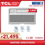 TCL 1.5 HP Inverter Aircon Window Type Smart Air-conditioner TAC-12CWI/UJE (Whisper Quiet Operation, 3-Step Easy Installation, Open Close Window, AI Inverter, Smart Control (IoT), Hydrophilic Coated Fins)