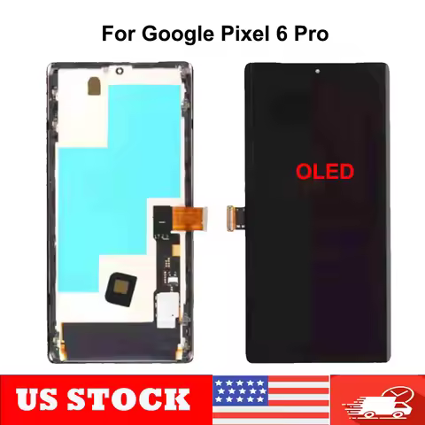 OLED For Google Pixel 6 Pro LCD Display GLUOG G8VOU Touch Screen Digitizer Assembly