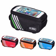 Touch Screen Bicycle Bags Cycling MTB Mountain Bike Frame Front Tube Storage Bag for 5.0 inch Mobile