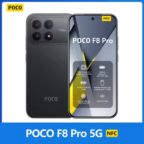 Poco F8 Pro 5g 12 512Gb Eea Version, Snapdragon ® 8 Elite, 120 Hz 6.59", 50 Mp Camera, 6210 Mah, Ip6