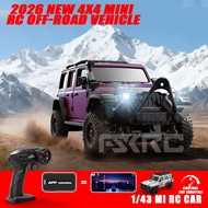 2.4G  1:43 4WD RC Off-Road Climbing Car Monster Drift Car Controlled By APP Kids  Remote Control Ele