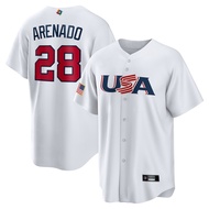 ▦►☞ (customization) the WBC world baseball creatively suit the MLB baseball jerseys trade a short-sl