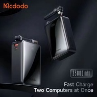 MCDODO MC-056 100W 25000mAh Ultra Mini Powerbank / PD 100W + QC 22.5W Super Quick Fast Charging / Di