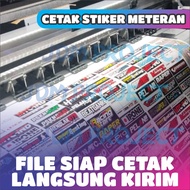 1 Meter Wide Meter Sticker | Print Ecosolvent Stickers | JDM Meter Decal Sticker