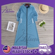 LALEESA DRESS HOODIE SHAMILA LD211290  Long Hoodie Dress Muslimah Dress Plus Size Baju Raya 2024