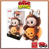 [New Arrival] Pumpkin LABUBU Halloween Have A Seat Key Chain Plush Toy [666 Store]