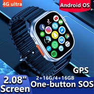 X8 Upgraded Metal  X9 ULTRA 4G SIM Card 32GB Smart Watch OLED Screen Metal Frame 180 Degree Rotating