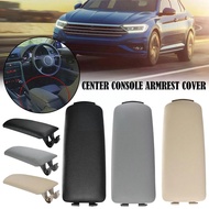 Armrest Lid Cover For Audi A4 B6 B7 2002-2008 Leather Armrest Center Box Console Lid Cover Black Sto