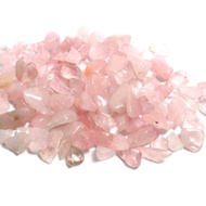 Rose quartz crystal stone/crystal stone chips - big
