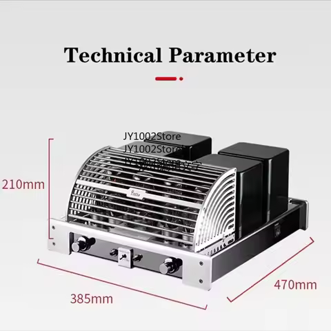 MC-100B KT88 Vacuum Tube Amplifier Pure Power Triode/Ultra KT88*4 12AX7/ECC83*2 6N8P/6H8C*4 Load Imp