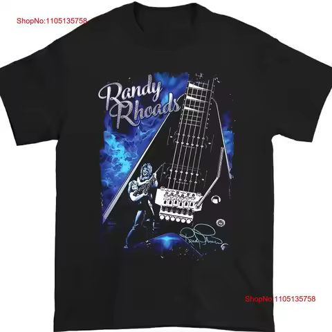Vintage Randy Rhoads For Fans Men S 235XL T Shirt 11D853 vintage Washed homme Stylish Casual Slightl