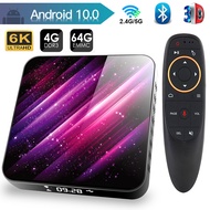 Android TV Box Android 10 4GB 32GB 64GB 6K H.265 Media Player 3D Video 2.4G 5GHz Wifi Bluetooth Smart TV Box Set top box