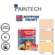 Nippon Weatherbond Paint Orange Color (Interior) Cat Dinding - 1L