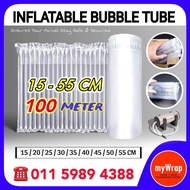 Inflatable Air Bubble Wrap 100m Bubble Wrap 55um Inflatable Bubble Wrap Tube buble wrap air bubble w