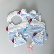 富士貓系列。彌月禮盒。繡字。繡圖