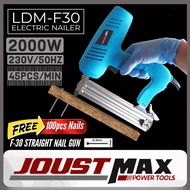 Ladderman Electric Nail Gun F30 Electric Pneumatic Nailer Gun F30 Stapler Nail Stapler Gun Wood Step