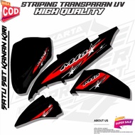 TRANSPARENT V ARIASI STRIPING UV STICKER CUSTOM YAMAHA MIO J 01