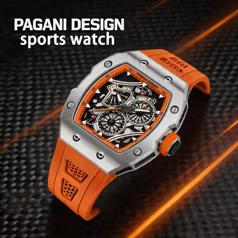 Pagani Design's New Luxury Top Men's Watch Wine Barrel High end Design Multi functional Waterproof M