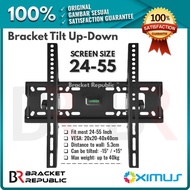 Bracket TV Universal 32 40 42 43 49 50 52 55 Inch Sony Hisense Akira Sharp LG Toshiba dll Atas Bawah