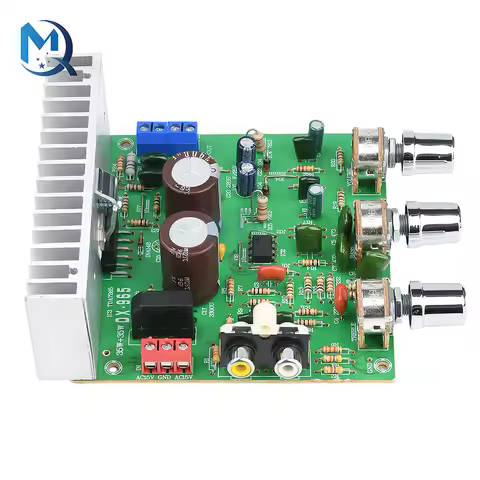 AC 12-15V Dual Channel 2.0 Channel Tda7265 High Fidelity Hifi Amplifier Board 4558 Preamplifier Ampl