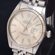 勞力士蠔式恆動日曆型16014 AT/自動上鍊銀色錶盤男士腕錶2142140