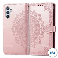 KK Samsung A54 5G Flip Wallet Leather Case For Samsung Galaxy A54 A34 A24 A14 LTE A 54 54A 34 14 5G 